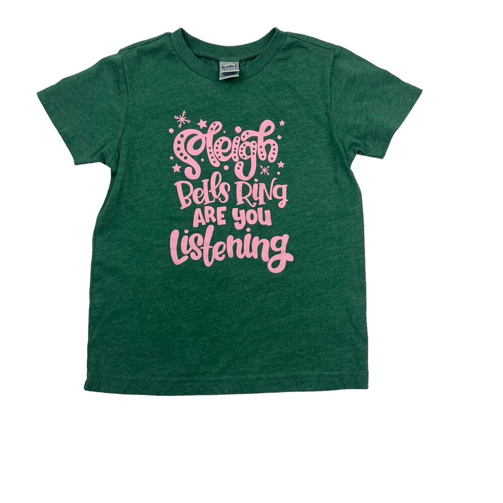 Small Shop Sleigh Bells Holiday Tee